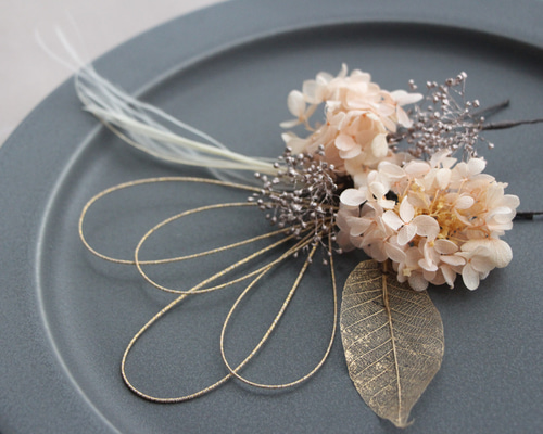 N-7W】2,000円8点セット くすみピンク 七五三 成人式 髪飾り ヘア