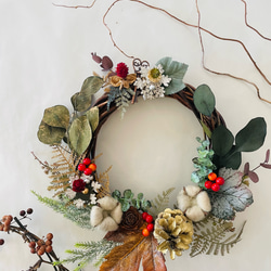 深い森のリース Christmas wreath 深い森のリース Christmas Wreath 深い森のリース Christmas Wreath
