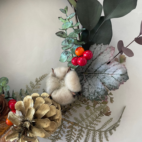 深い森のリース Christmas wreath 深い森のリース Christmas Wreath 深い森のリース Christmas Wreath