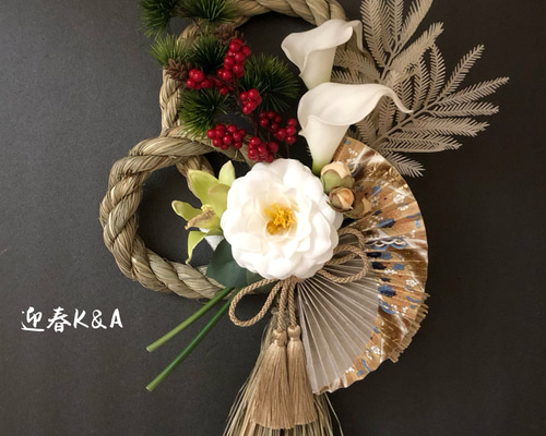 お正月しめ縄 しめ飾り＊ハンドメイド お正月ハンドメイド2025】 しめ縄 しめ飾り お正月飾り 新作 早割