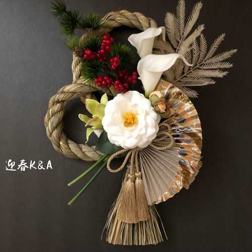 お正月ハンドメイド2025】 しめ縄 しめ飾り お正月飾り 新作 早割