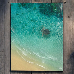 ☆セール中☆N540☆超立体 沖縄の海 レジンアートボード 美ら海