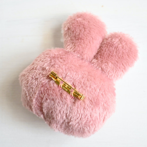 ネックウォーマー ピンク×うさぎ ネックウォーマー アトリエキューン