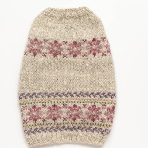 犬服 ニット セーター 手編みオーダー ウール100%