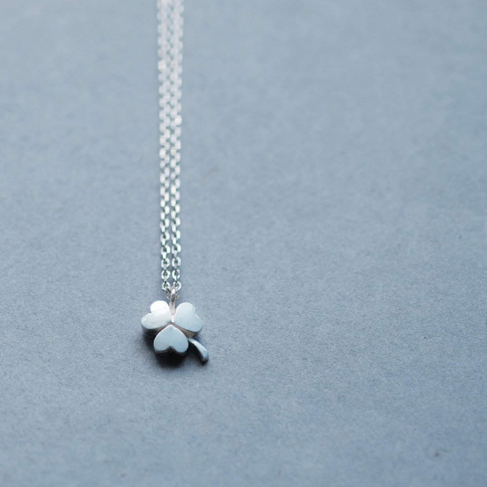 三つ葉 クローバー ネックレス シルバー925 メンズ ユニセックス