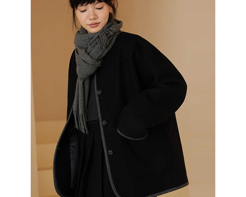 NEWYORKER ウール スイングトップ キルティング ジャケット 衿コール中綿キルティングジャケット 通販【ニッセン】