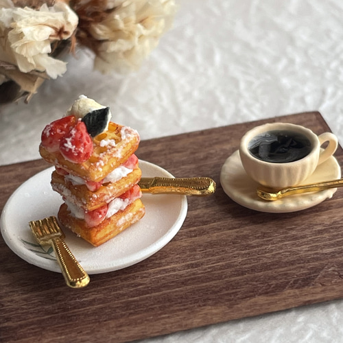 メガハウス カフェdeケーキ ミニコレ カフェdeケーキ ミニチュア 3点