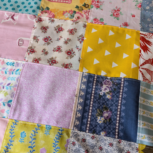 ♥️心弾む♡可愛い♥️おまかせパッチワーク❤カラフルポップ