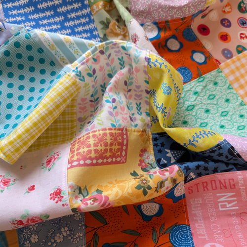 ☆お試し価格☆❤可愛い❤カラフルポップな❤ランダムパッチワーク