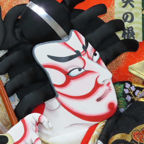 押絵羽子板 歌舞伎18番『立姿 矢の根』 その他人形 OSHIEYASAN