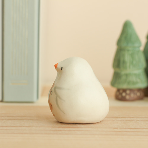 陶土のひよこ（Hug / カワウソ） 小鳥の置物 その他インテリア雑貨 陶