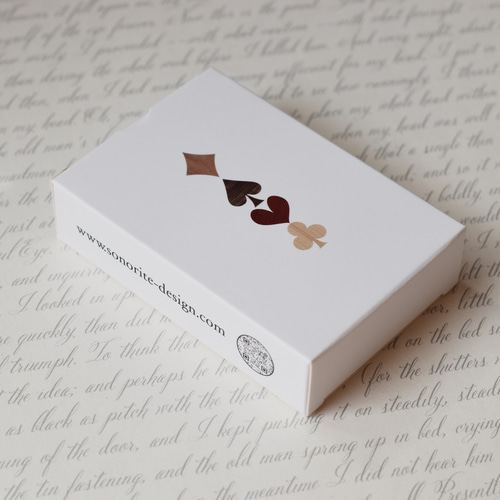 木目調 トランプ プラスチック♦️♠️♥️♣️ケース付き ポーカー