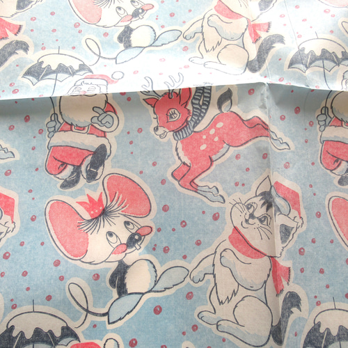 海外紙物 ヴィンテージ クラッカー 大きな ラッピングペーパー 50柄