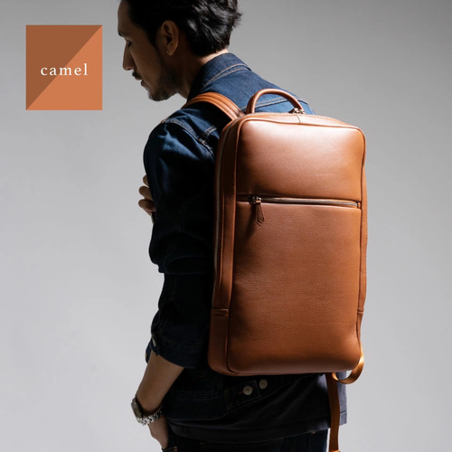 あかりページ 薄マチ ダブルジッパー シュリンクレザー スマート コンパクトビジネス