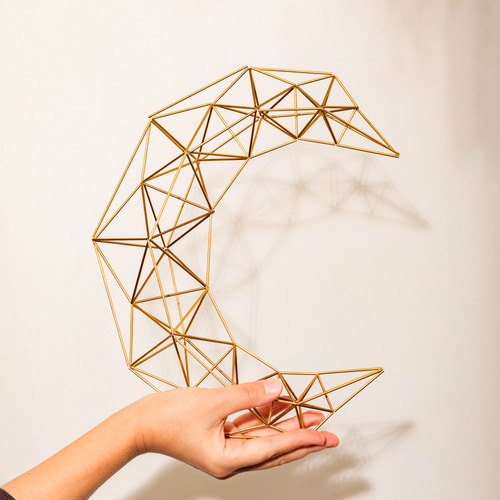 真鍮ヒンメリ 三日月 モビール swan 通販 18392832｜Creema(クリーマ)