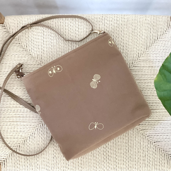 ショルダーバッグ dop choucho ミナペルホネン▫︎ハンドメイド▫︎本