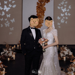 パーティードレスAライン エレガント ビジュー 結婚式 韓国 5dbc0bccc3ed5acfb44340a3907194