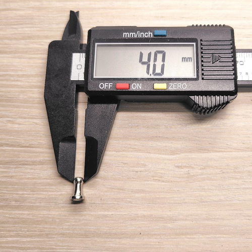 ギボシ 4mm 3個 シルバー ネジ式 ミニ レザークラフト パーツ