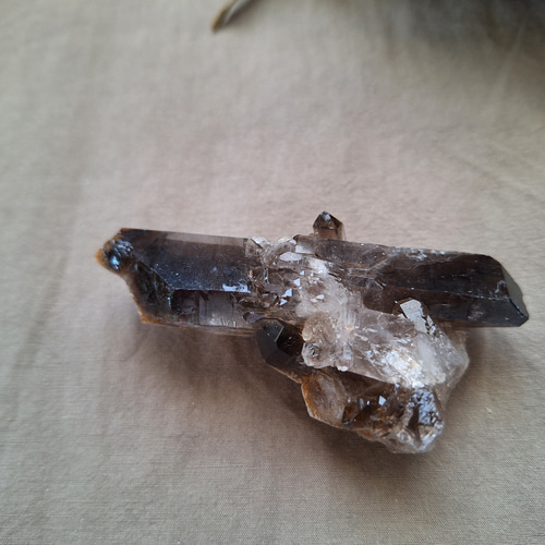 モリオン （黒水晶）ミニクラスター セット ② その他インテリア雑貨