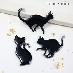 [ 帯留め × 黒猫 ] no.7 5枚目の画像