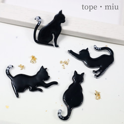 [ 帯留め × 黒猫 ] no.7 6枚目の画像