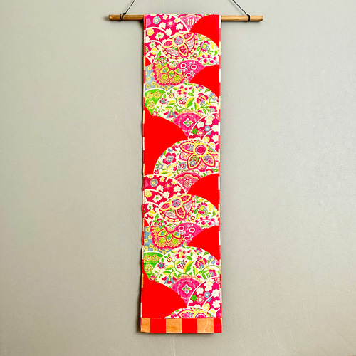 table runner 祝い吉祥　帯リメイク table runner 祝い吉祥 帯リメイク - メルカリ