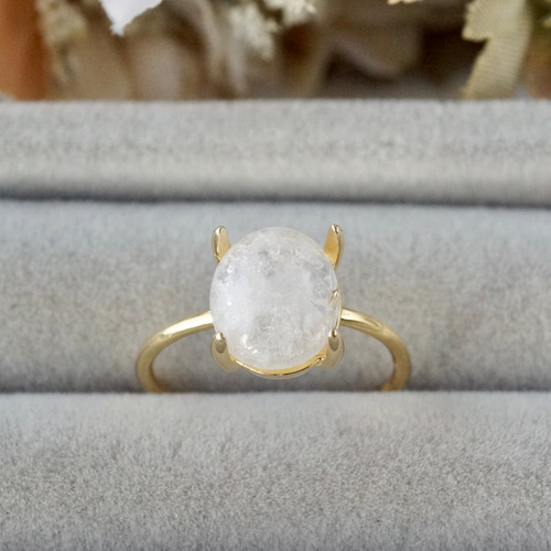 受注制作】10月誕生石 ハイアライトオパール リング 7号