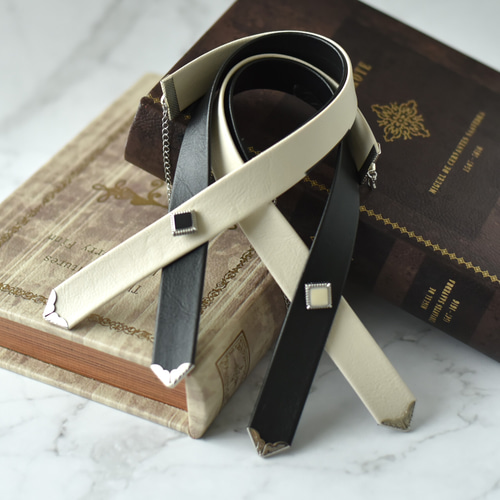 duple｜双影を象るクロスタイチョーカー／ネックレス メンズ ユニ