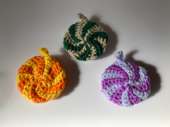 【358】アクリルたわし色々　190枚。ポシェット　66枚。 358】アクリルたわし色々 190枚。ポシェット 66枚。 358】アクリル