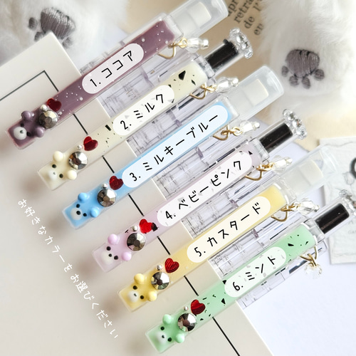 新色登場!!【イニシャル/名入れ】ボールペン シャーペン ⌇‪ くま‬