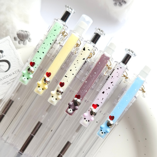 新色登場!!【イニシャル/名入れ】ボールペン シャーペン ⌇‪ くま‬