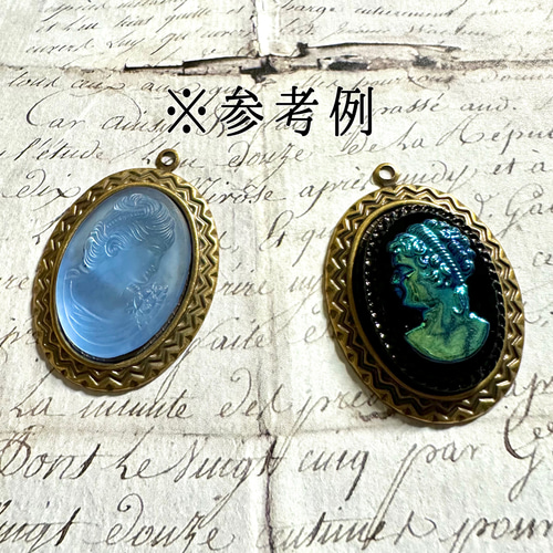 1個 アメリカ製 25×18mm専用 セッティング 真鍮 台座 石座 ミール皿