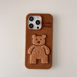 ●familiar 女の子とクマ刺繍 iPhoneケース13 ○familiar 女の子とクマ刺繍 iPhoneケース13 - メルカリ