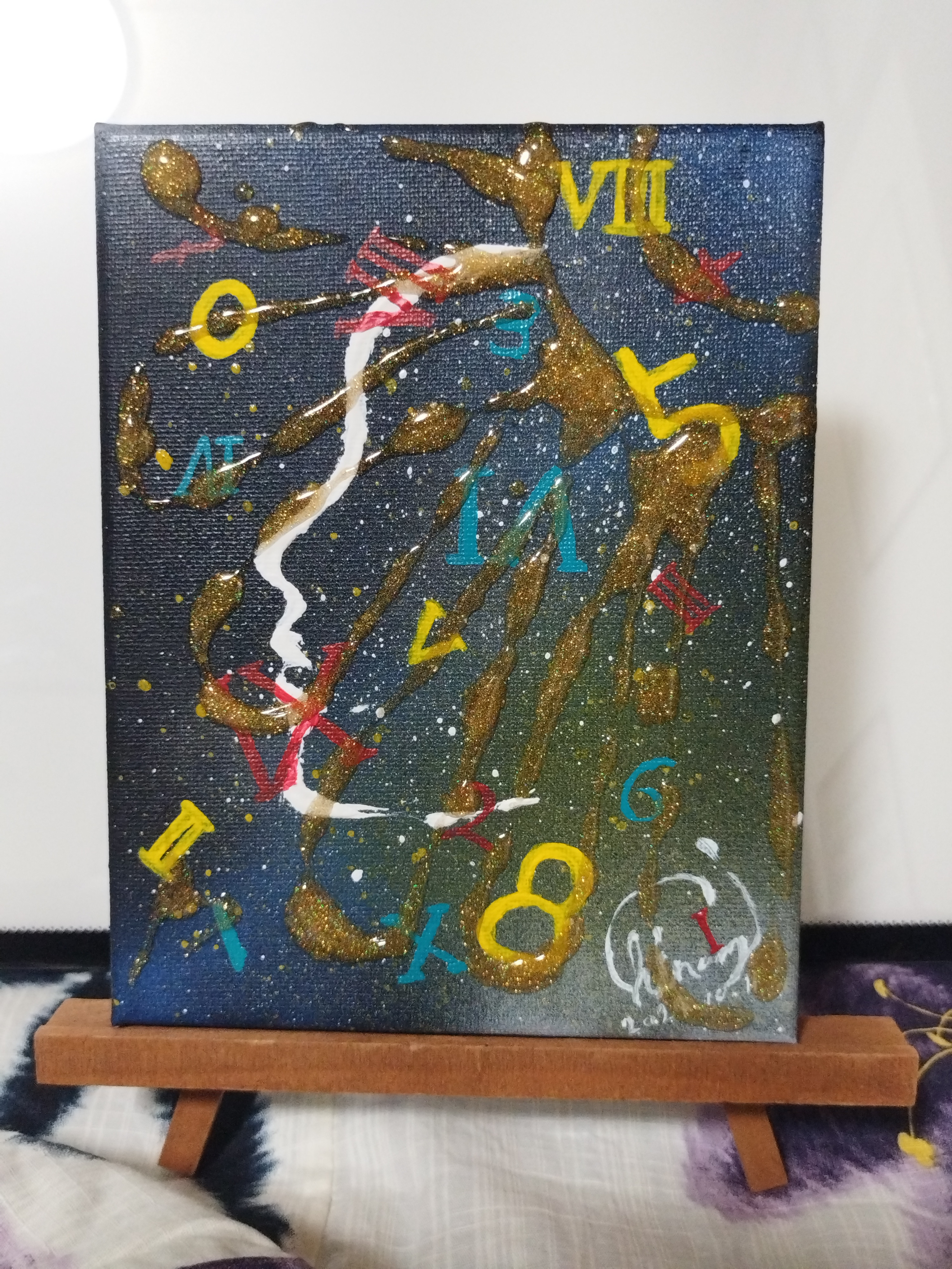 自作画　北海道大学キャンパス　油絵