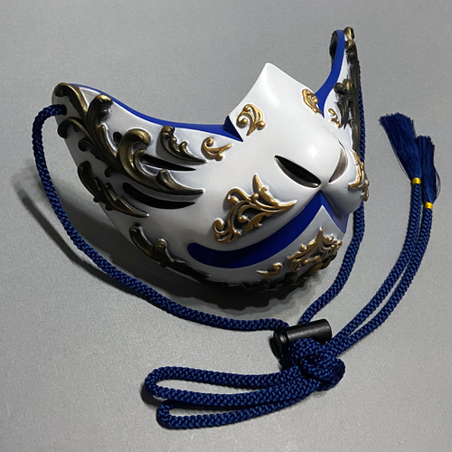 狐面Half Second Gothic Ver,（White×blue） その他ファッション