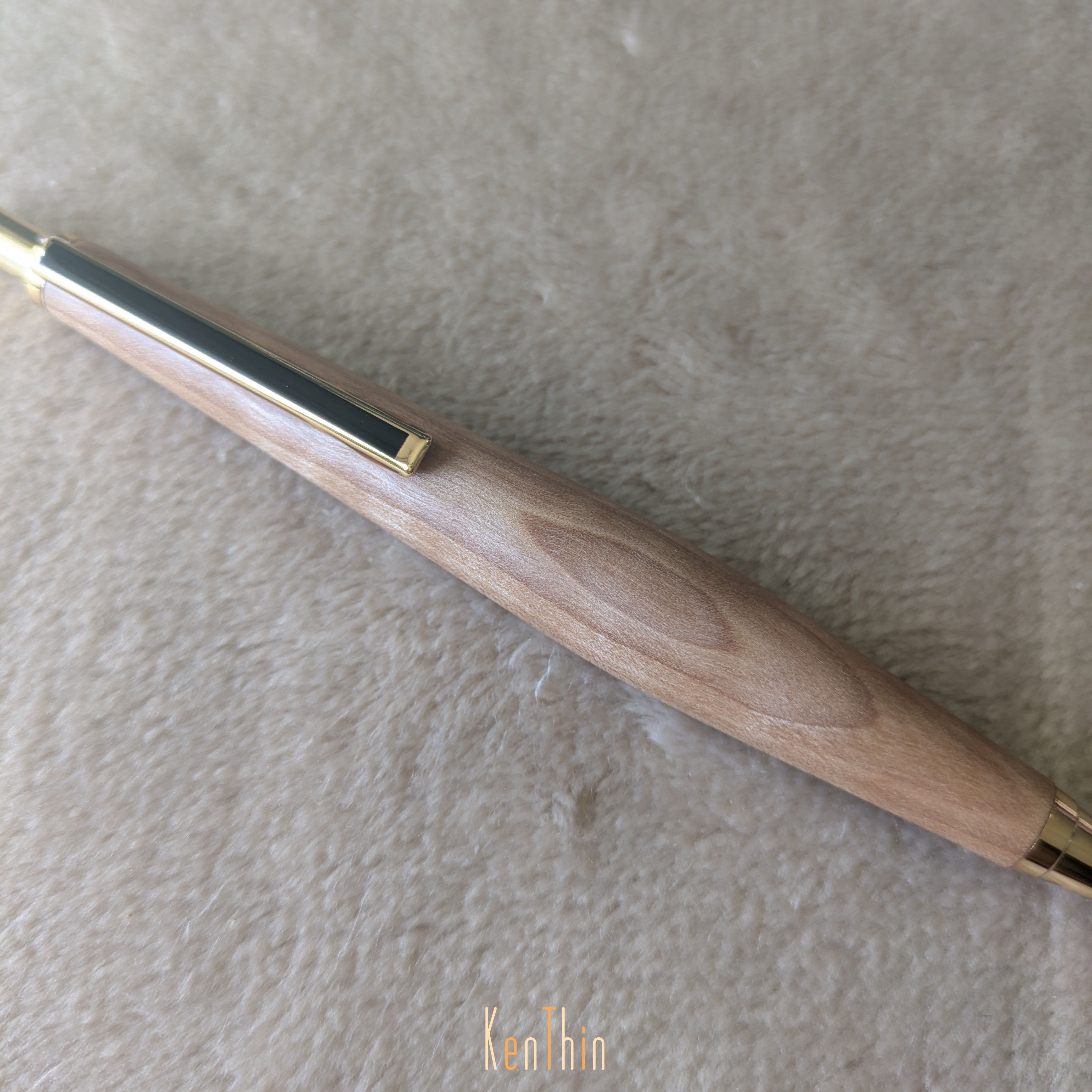 ▪️スリムドロップ銘木シャープペンシル▪️ マラカイボボックスウッド 杢　··・送料無料・··