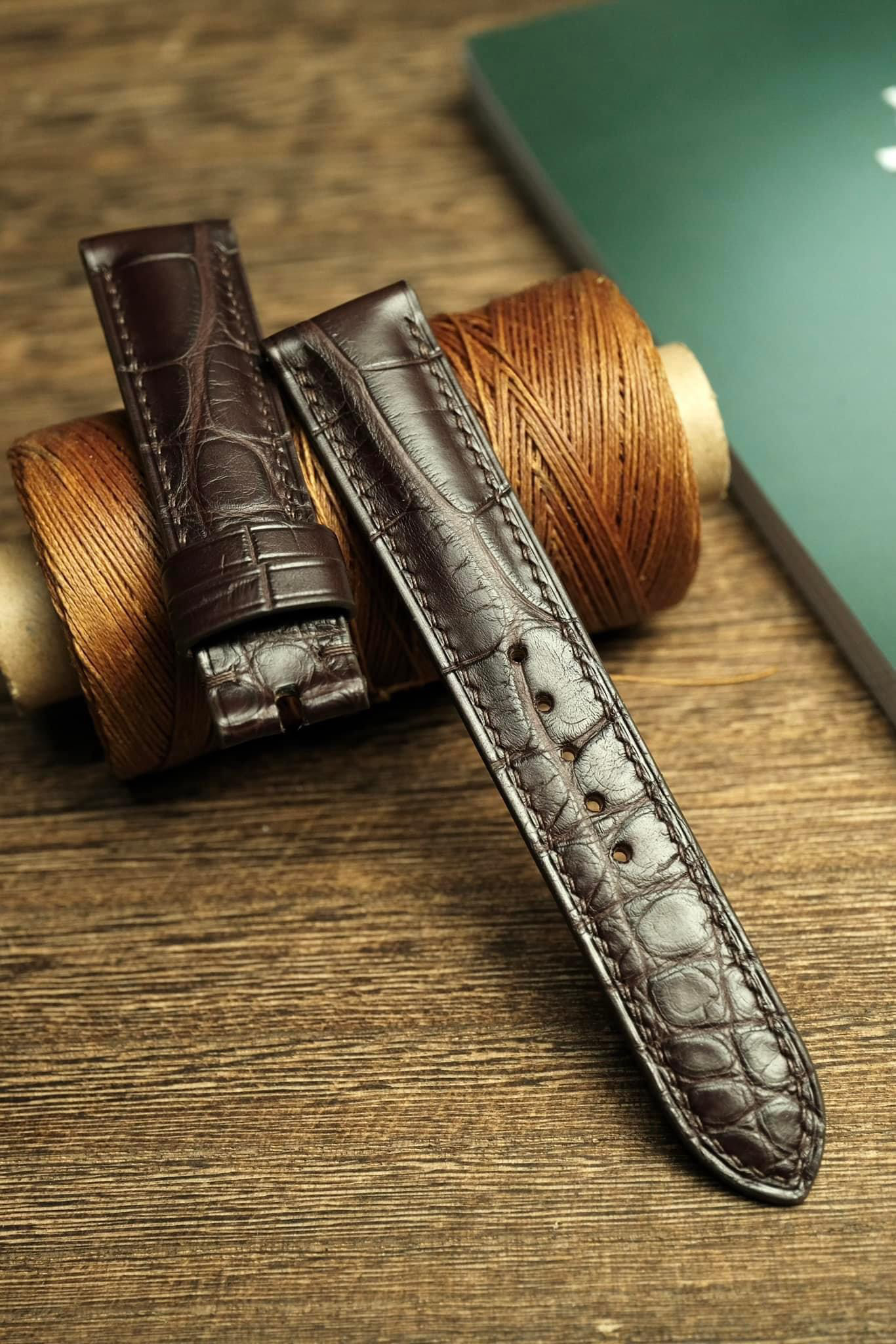 高級革時計ベルトワニ革時計ベルトアップルウォッチ時計バンド