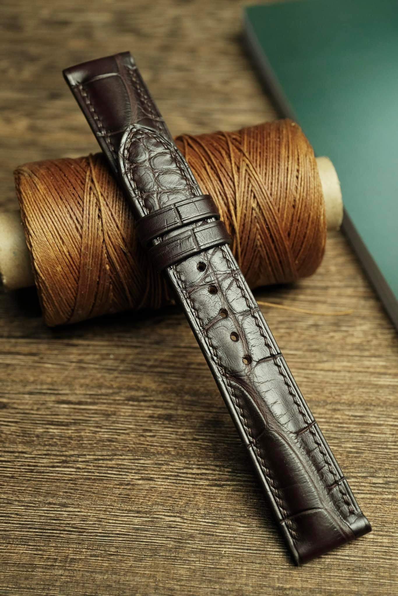 高級革時計ベルトワニ革時計ベルトアップルウォッチ時計バンド