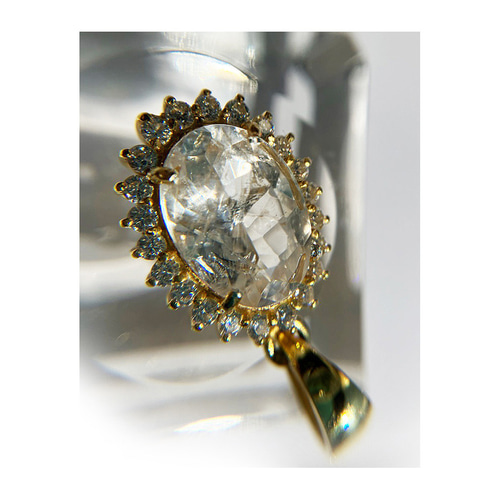 4.16ct ロシア産 フェナカイト ペンダント 証明書付き SILVER925