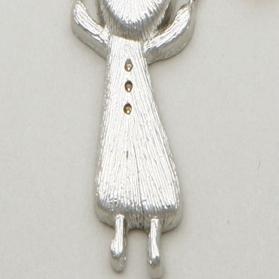 うさぎさんネックレス（パール付き）madeinJAPAN