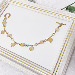 シトリンのチェーンブレスレット 10枚目の画像