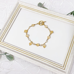 シトリンのチェーンブレスレット 1枚目の画像