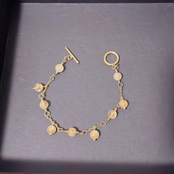 シトリンのチェーンブレスレット 9枚目の画像