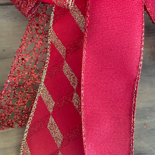 クリスマス クリスマスリボン ツリートップ クリスマスツリー