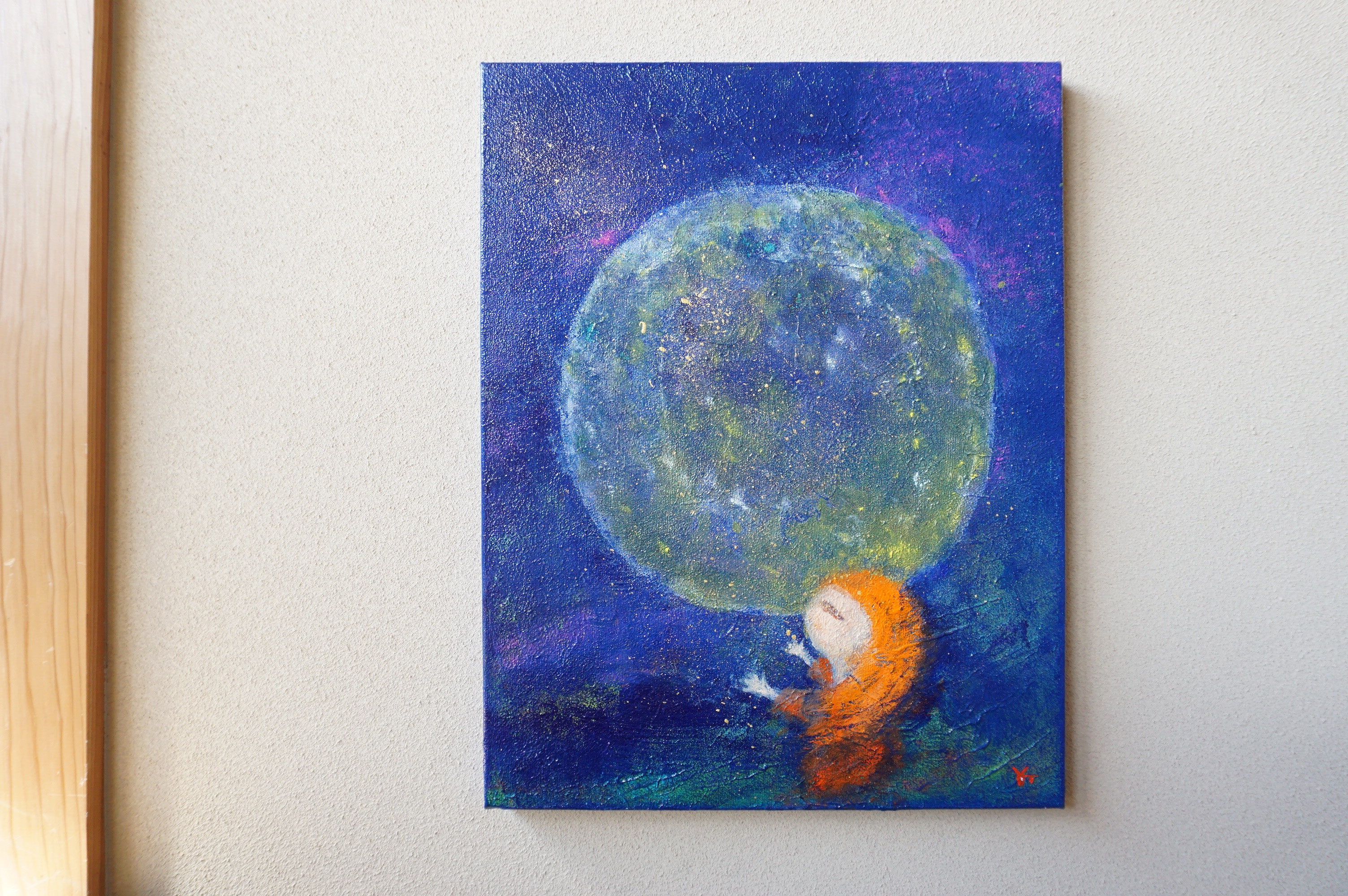 Moonlight 月の絵画 キャンバス 原画