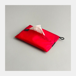 【選べる８色】腕につけれる撥水ナイロンポケットティッシュケース　ポケットティッシュカバー　ティッシュポーチ　 3枚目の画像