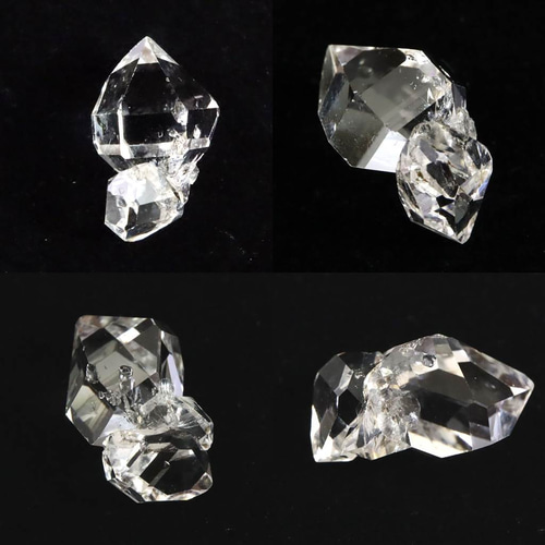 米国NY州産 ハーキマーダイヤモンド AAA+ 22mm原石 結晶 3.6g #80793