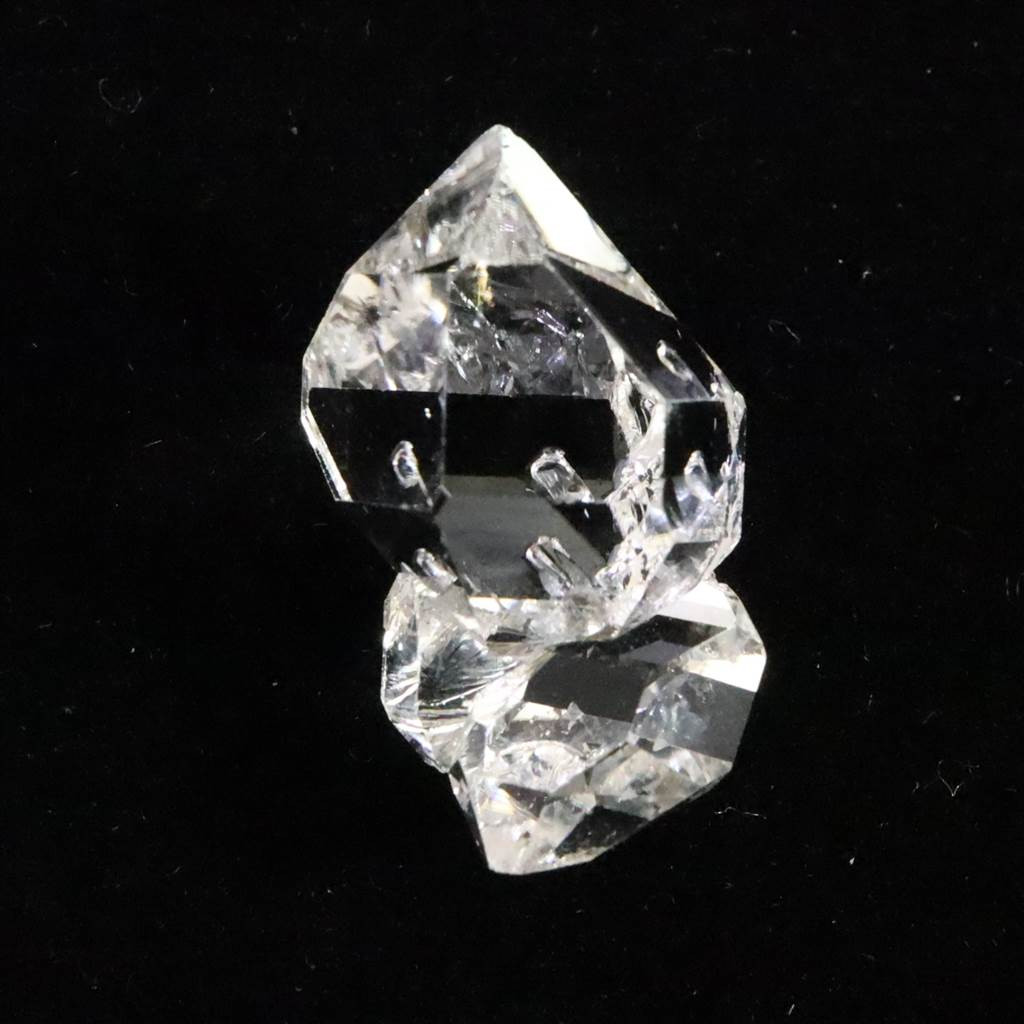 米国NY州産 ハーキマーダイヤモンド AAA+ 22mm原石 結晶 3.6g #80793