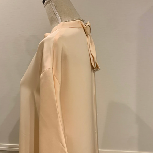 新作＊色留袖の着物リメイク＊衿つきAラインフォーマルワンピース