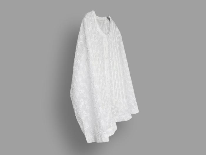 ～Seriesブラウス…綿麻ボイルレース～